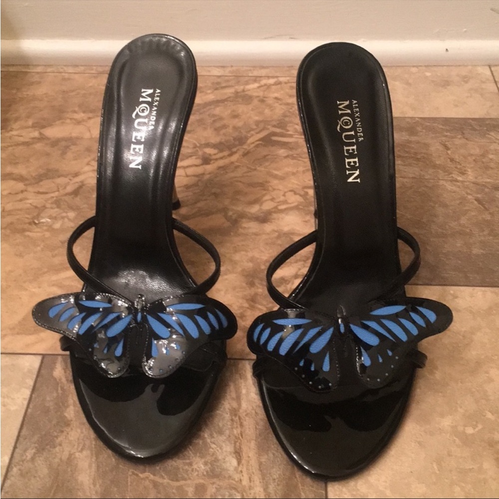IN SEARCH OF! Alexander McQueen butterfly heels not for sale